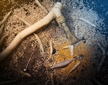 Rekonstrukce sekery s topůrkem 