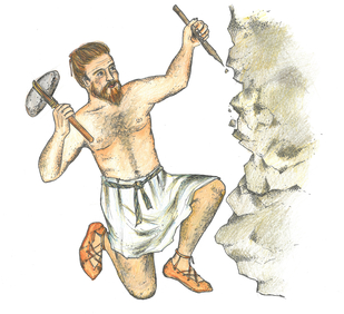 Těžba měděné rudy