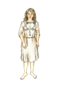 Rekonstrukce vzhledu ženy s použitím artefaktů z depotu Borotín 4