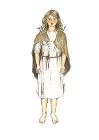 Rekonstrukce párového nošení dlouhých jehlic u žen na základě depotu Vanovice 4